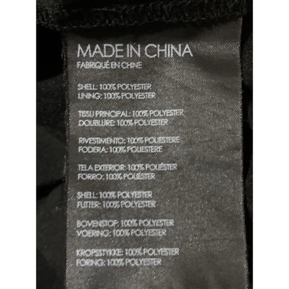 CLUB MONACO Quanni Dress Size L Mini Black White Geometrical Pattern - Picture 3 of 9